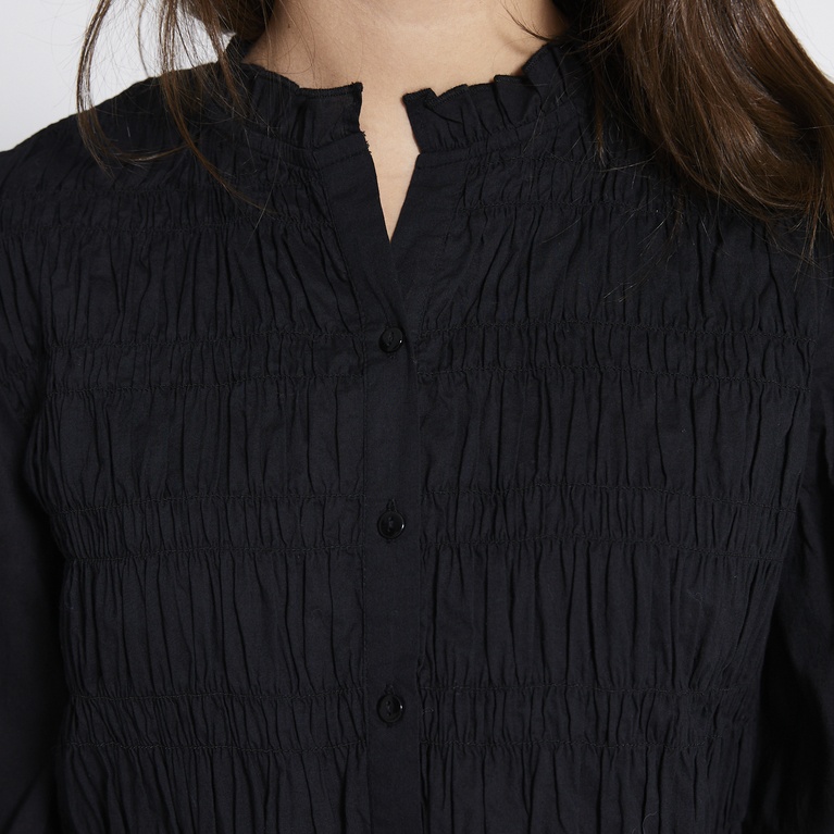 Smock blouse "Isa" Black